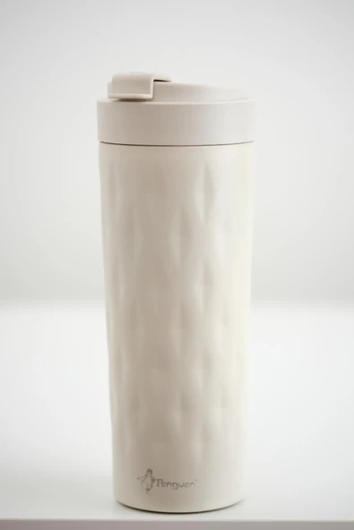 PNG-1167 500ml Flip Kapak Desenli Çelik Mug | 6 Saat Sıcak 12 Saat Soğuk | Sızdırmaz & BPA Free - Resim 2