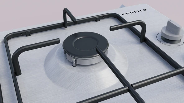 Profilo OD30P5B80D Paslanmaz Çelik Set Üstü Ocak - Resim 4