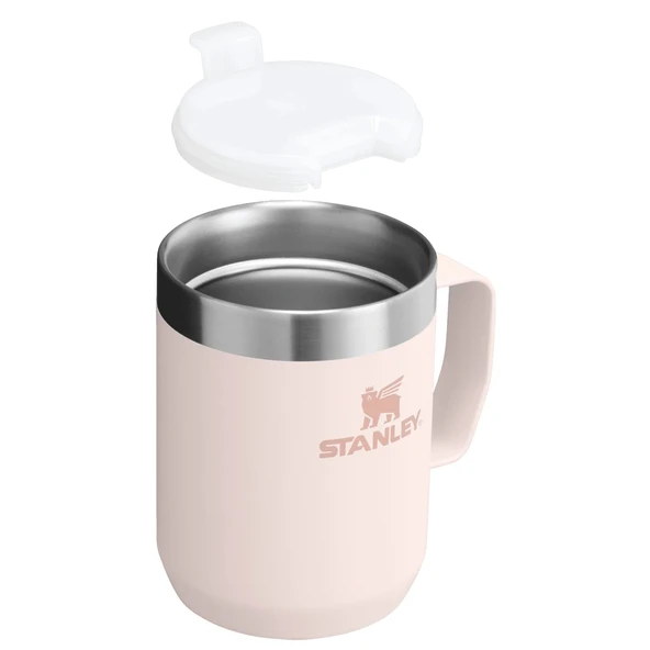 The Legendary Camp Mug Kapaklı Termos Bardak 0.23L  08 OZ - Rose Quartz - Resim 2
