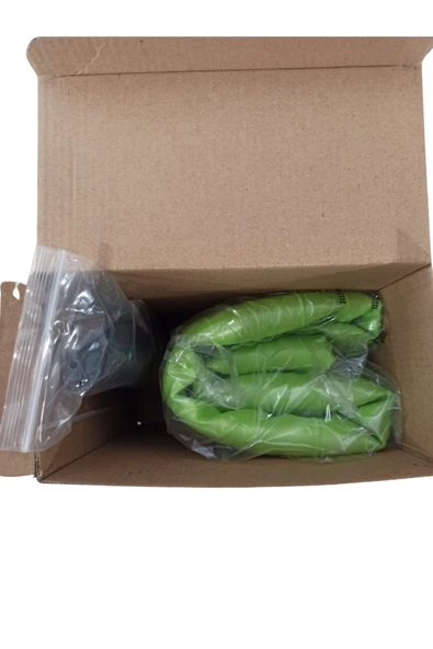 Voit Gymball 65 cm Pompalı Siyah Pilates Topu Yeşil - Resim 5