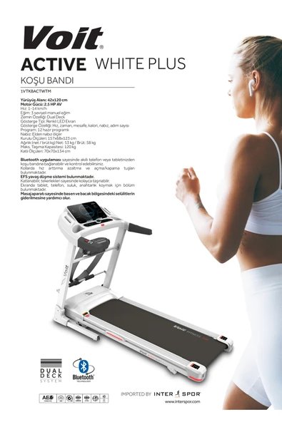 Voit ACTIVE WHITE PLUS KOŞU BANDI - 4