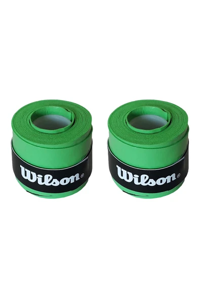 Wilson Comfort Bowl O'grips 2 Adet Grip, Tenis Raketi Gribi Yeşil - 1