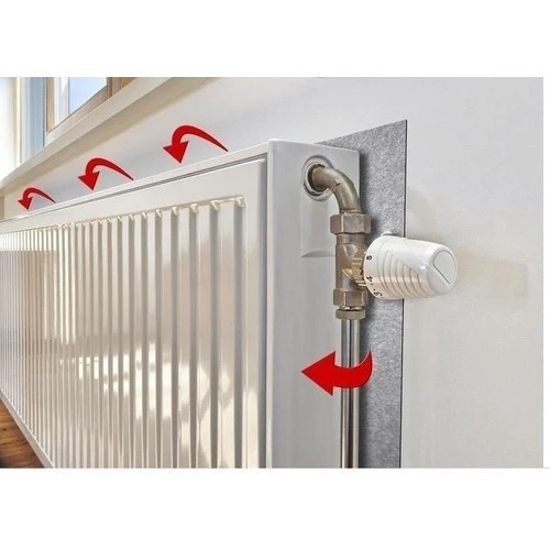 3 metre *100 cm 10 mm Alüminyum Folyolu Kalorifer, Radyatör Petek Arkası Isı Yalıtımı İzolasyon Levhası - Resim 4