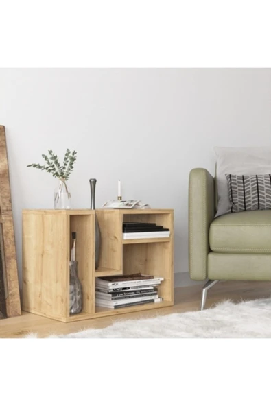 Decormet Abies Sehpa Safir Meşe - Resim 2