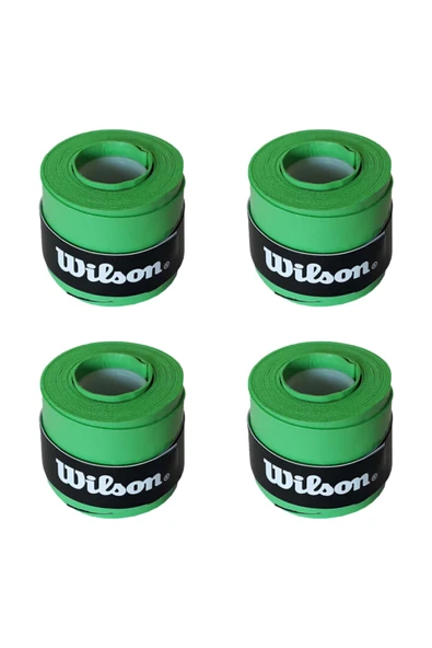 Wilson Comfort Bowl O'grips 4 Adet Grip, Tenis Raketi Gribi Yeşil - 1