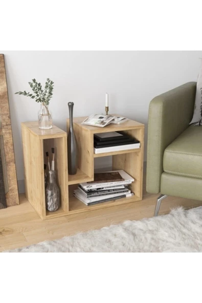 Decormet Abies Sehpa Safir Meşe - Resim 5