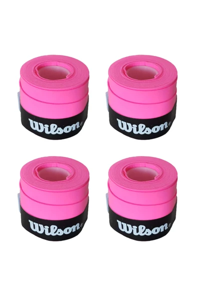 Wilson Comfort Bowl O'grips 4 Adet Grip, Tenis Raketi Gribi Pembe ürün görseli