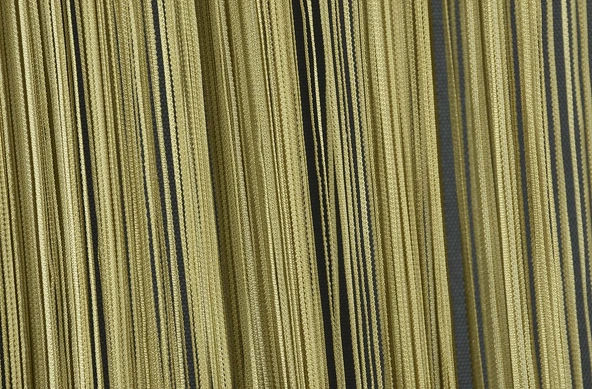 İP ZİNCİR GOLD RENK EN 100 CM BOY 280 CM HAZIR DÜĞMELERİ DİKİLMİŞ İP PERDE - Resim 9