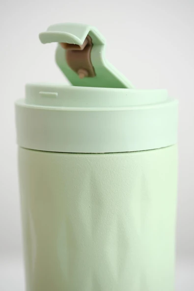 PNG-1167 500ml Flip Kapak Desenli Çelik Mug | 6 Saat Sıcak 12 Saat Soğuk | Sızdırmaz & BPA Free - Resim 4