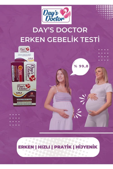 DAY''S DOCTOR Erken Hızlı Gebelik-hamilelik Testi Day's Doctor Pratik Hijyenik %99,8 360 Adet - Resim 2