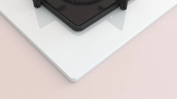 Profilo OE36K2P10D Beyaz Cam Ankastre Ocak - Resim 3