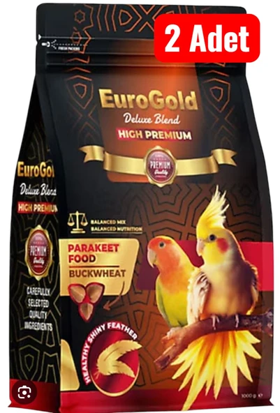 Euro gold karabuğdağlı papağan yemi 1000gr ürün görseli