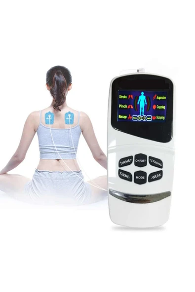 Relaxion Fizik Tedavi Mini Tens Cihazı Dijital Portatif Tens, Ems, Masaj Cihazları, Şarjlı Yedek Ped Hediyeli ürün görseli