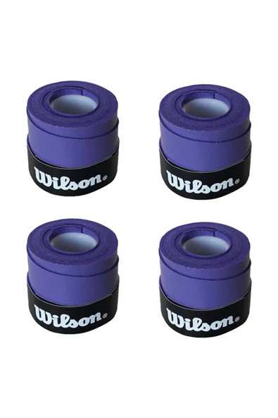 Wilson Comfort Bowl O'grips 4 Adet Grip, Tenis Raketi Gribi Mor - 1