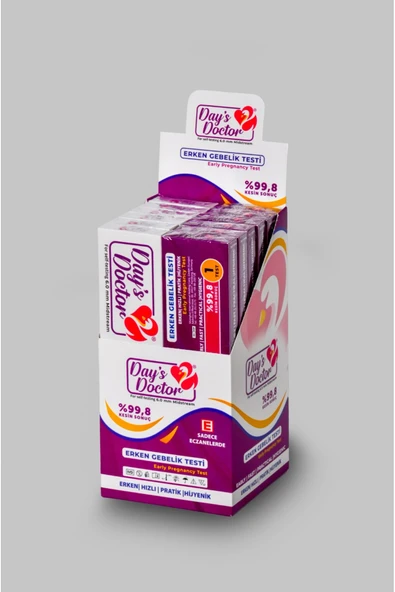 DAY''S DOCTOR Erken Hızlı Gebelik-hamilelik Testi Day's Doctor Pratik Hijyenik %99,8 360 Adet - Resim 5