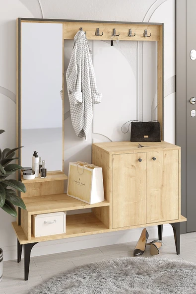 Decormet Andy Vestiyer Safir Meşe -Dec-20076 - Resim 3