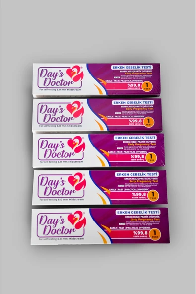 DAY''S DOCTOR Erken Hızlı Gebelik-hamilelik Testi Day's Doctor Pratik Hijyenik %99,8 360 Adet ürün görseli