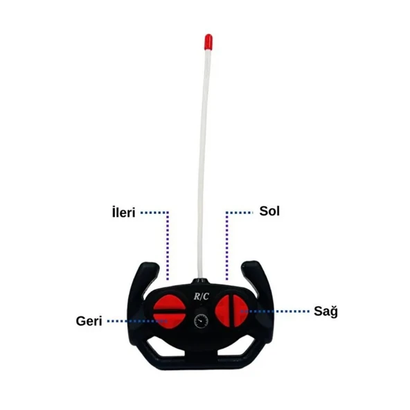 Uzaktan Kumandalı Şarjlı Off - Road Aracı U/K 1/12 - Kırmızı - 5