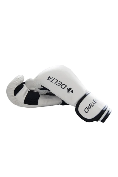 Delta Challenger Dura-Strong Beyaz-Siyah Boks Eldiveni 6 - Resim 4