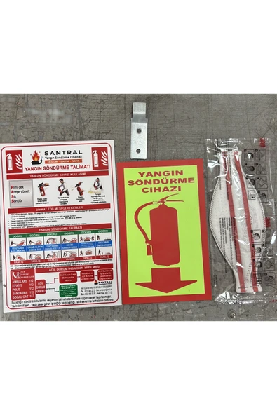 6 KG FOAM KÖPÜKLÜ YSC(FOSFORLU LEVHA-TALİMAT-ASMA APARATI-3M MASKE - 2