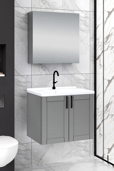 65 cm Riva Banyo Dolabı - 2