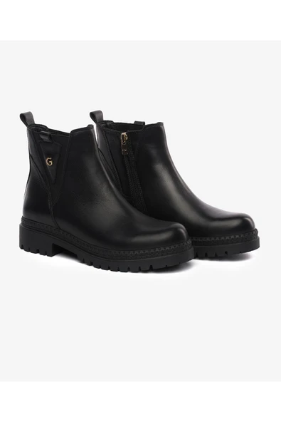 Greyder 31022 Kadın Hakiki Deri Fermuarlı Kısa Urban Bot - 3