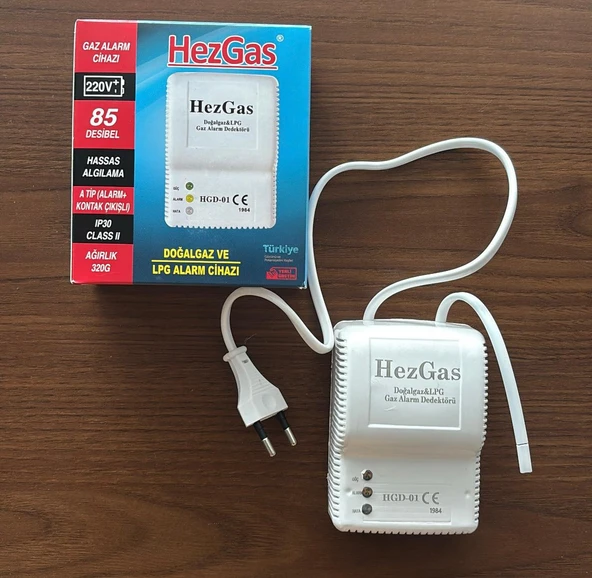 HEZGAS Hgd-01 Doğalgaz & Gaz Alarm Dedektörü