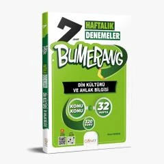 GÜNAY YAYINLARI 7.SINIF BUMERANG 32 HAFTALIK DİN KÜLTÜRÜ VE AHLAK BİLGİSİ DENEMELERİ ürün görseli