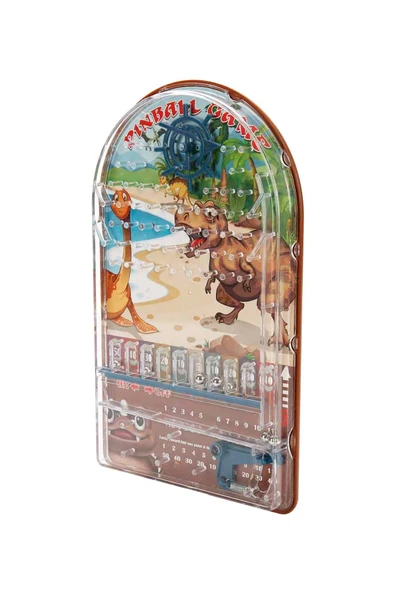 Dinozor Temalı Pinball Oyunu – Eğitici ve Eğlenceli Çocuk Oyuncağı 24,5 cm - Resim 2