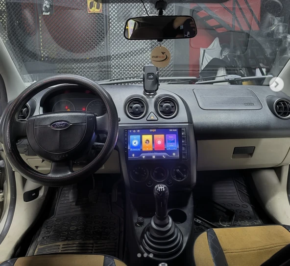 FOR-X FORD FİESTA-FUSİON(2002-2005)-9''ANDROİD GERÇEK 2+32 GB / 4 ÇEKİRDEK 1.6Ghz / WIFI 5.0Ghz / BT 5.4-KABLOSUZ CARPLAY-HD KAMERALI-TEKNİK DESTEKLİ - 2