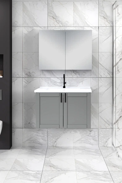 80 cm Riva Banyo Dolabı - 3