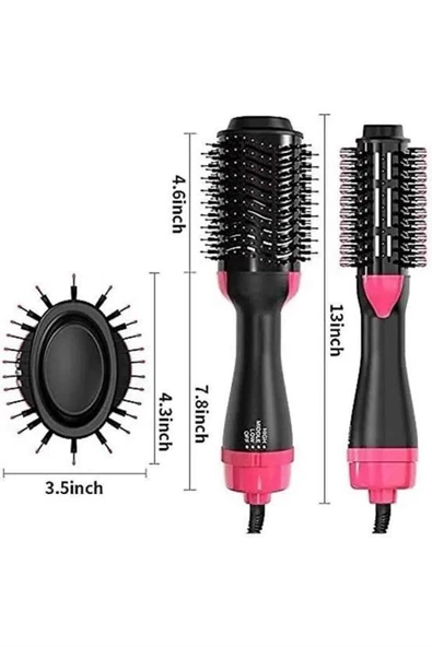 Saç Kurutma Makinesi Saç Düzleştirici Fön Tarak Isı Ayarlı Sıkı Dişli - Resim 5