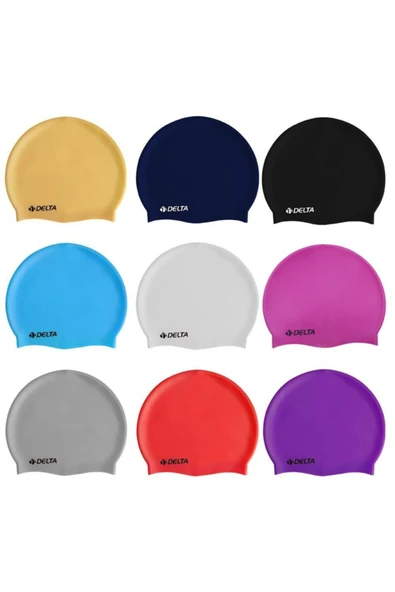 Delta 100 Adet Silikon Bone Yüzücü Havuz Deniz Bonesi (Karışık Renk) ürün görseli