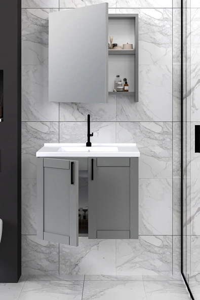 65 cm Riva Banyo Dolabı - 3