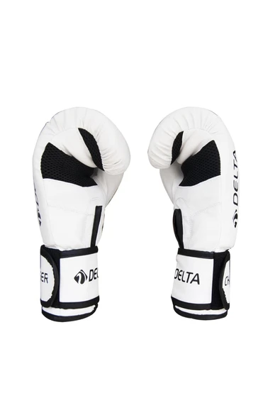 Delta Challenger Dura-Strong Beyaz-Siyah Boks Eldiveni 6 - Resim 3