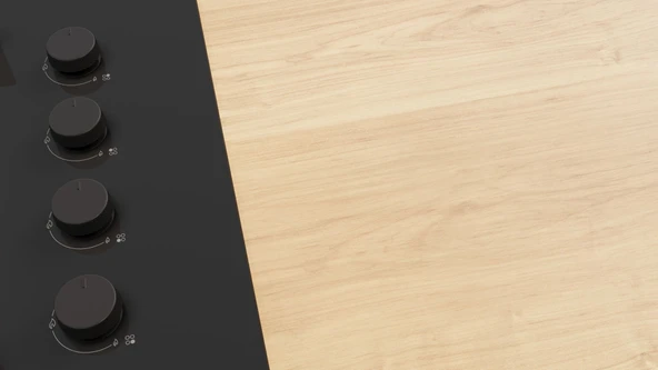 Profilo OE37H6P10D Siyah Cam Ankastre Ocak - Resim 2