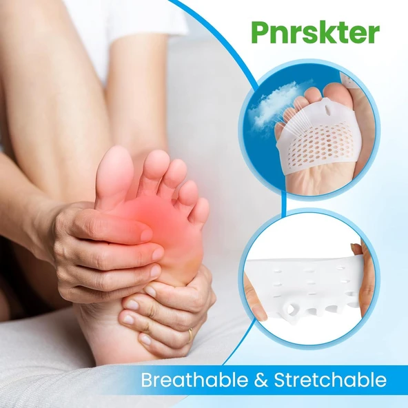 3B Trend Silikon Ayak 5 Parmak Ayırıcı Koruyucu Ayak Parmak Gömleği Geçmeli - Resim 3