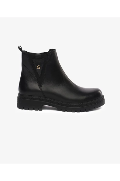 Greyder 31022 Kadın Hakiki Deri Fermuarlı Kısa Urban Bot