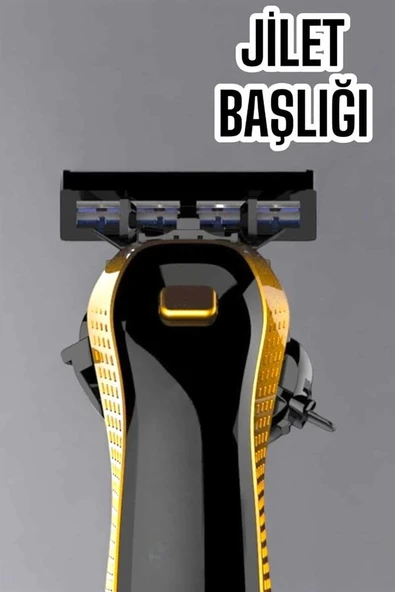 Jilet Başlıklı Tıraş Makine Sinek Kaydı Tıraş Seyahat Tipi Suya Dayanıklı ürün görseli 1