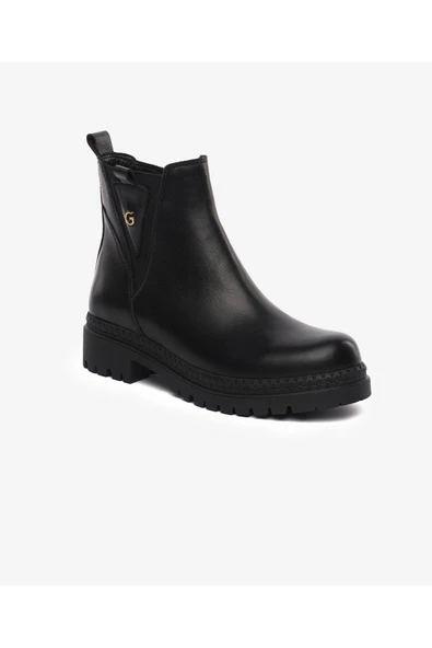 Greyder 31022 Kadın Hakiki Deri Fermuarlı Kısa Urban Bot - 2