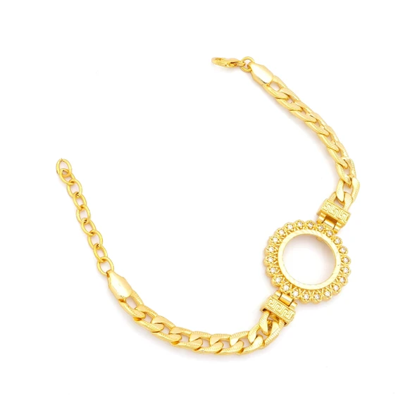 Altın Kaplama Çeyrek Çerçeve Bileklik BLK-1133 ürün görseli