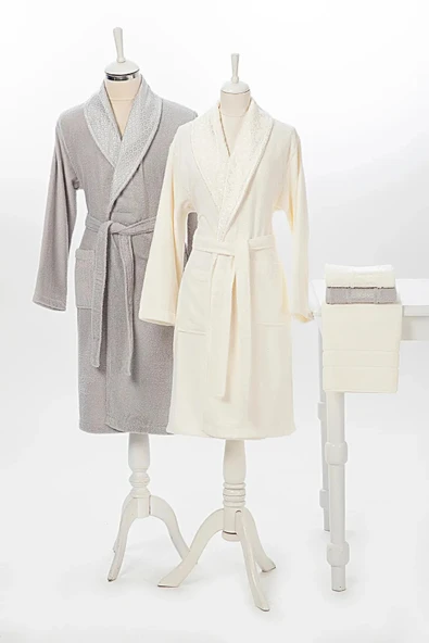 Özdilek Blossom Krem-Gri Happy Set - 1