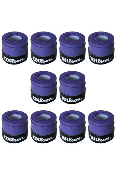 Wilson Comfort Bowl O'grips 10 Adet Grip, Tenis Raketi Gribi Mor - 1