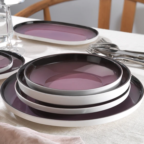 Schafer Lizzy Yemek Takımı 36 Parça-Mor - 2