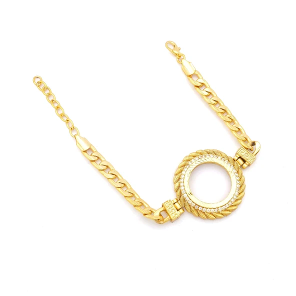 Altın Kaplama Yarım Çerçeve Bileklik BLK-1136 ürün görseli