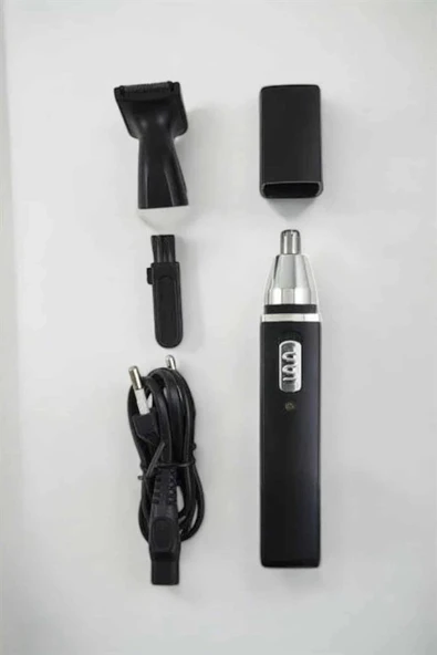 Tıraş Makinesi Kulak Burun ve Yüz Temizleyici Şarjlı Mini - Resim 3