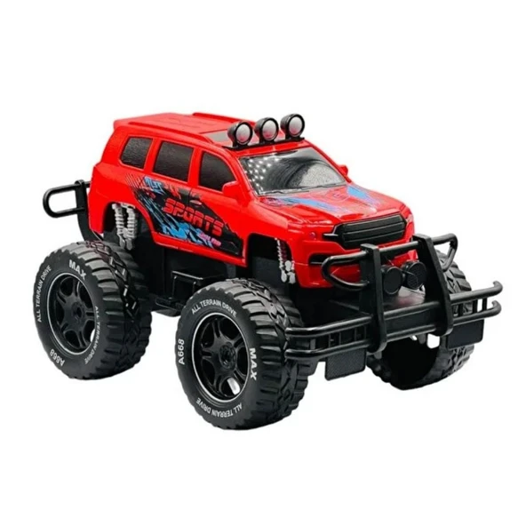 Uzaktan Kumandalı Şarjlı Off - Road Aracı U/K 1/12 - Kırmızı - 3