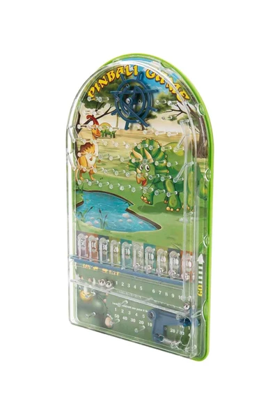 Dinozor Temalı Pinball Oyunu – Eğitici ve Eğlenceli Çocuk Oyuncağı 24,5 cm - Resim 6