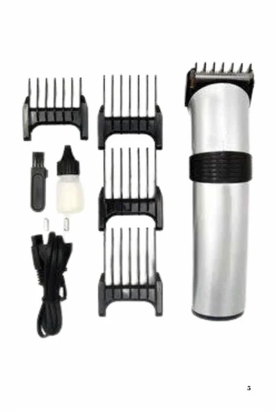 Yeni Nesil Profesyonel Şarjlı Saç Sakal Tıraş Makinesi Ayarlanabilir 4 Taraklı - Resim 5