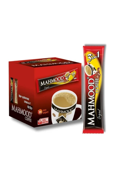 Mahmood 3ü 1 Arada Hazır Kahve 48 Adet X 18 gram - 1